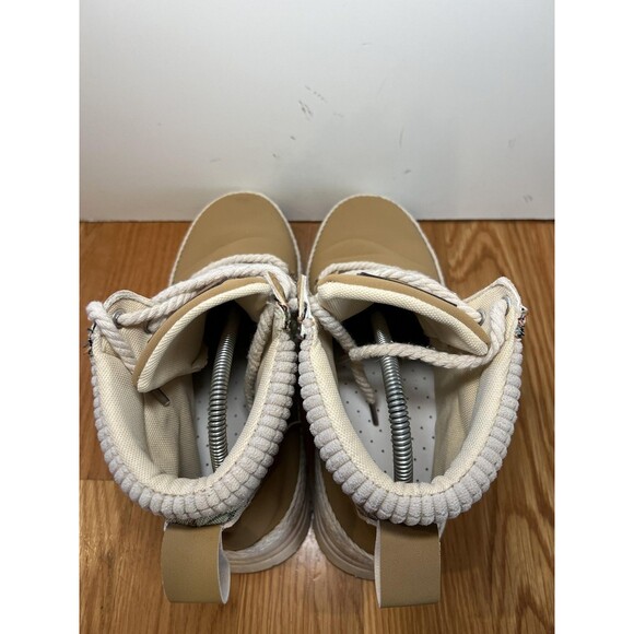 CAHHRRN Shoes Mens Size 11 Tan Camo High Top Lace Up Fashion Casual Ankle Boots - Picture 7 of 12